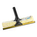 An Ettore yellow and black squeegee with a black handle.