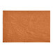 A rectangular burnt orange SatinWrap tissue paper sheet.