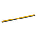 An 18" long rectangular Ettore squeegee channel with yellow and grey accents.