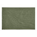 A rectangular green SatinWrap Olive Tissue Paper sheet.