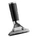 The black and silver Ettore Super Channel squeegee handle with a rubber grip and quick release.