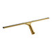 An Ettore Master brass window squeegee with a handle.