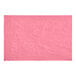 A white background with a pink rectangle of wrinkled pink SatinWrap tissue paper.