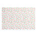 SatinWrap tissue paper sheets with a pattern of red and green lights on a white background.