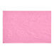 A pink paper rectangle with a white border.