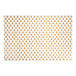 SatinWrap gold and white tissue paper sheets with a white and orange triangle pattern.