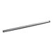 An Ettore Master stainless steel squeegee channel with rubber blade attached to a long metal bar.