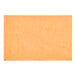 A close up of a rectangular apricot SatinWrap tissue paper sheet.