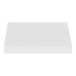 A white rectangular object with black lines on the edges.