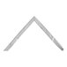 A white triangle-shaped inner door gasket with a silver border.
