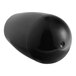 A black oval knob with a black plastic screw.