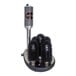 A black and silver Bar Maid upright glass washer brush with four circular brushes.