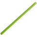 An EcoChoice green PLA straw with a long handle.