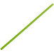 An EcoChoice green unwrapped PLA straw with a long handle.