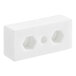 A white terminal block with holes for a Cooking Performance Group range.