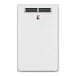 A white rectangular Eccotemp water heater with a logo on it.
