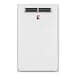 A white rectangular Eccotemp water heater with a logo on it.