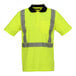 A yellow Tingley safety shirt with grey reflective stripes.