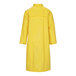 A yellow Tingley DuraScrim raincoat with a hood.