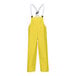 Tingley yellow overalls with suspenders.