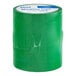 A close up of a roll of Lavex green masking tape.