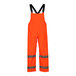 Tingley Icon orange overalls with grey reflective stripes.
