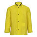 A yellow Tingley Eagle industrial jacket with black trims and buttons.