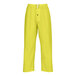 Yellow Tingley rainsuit pants with a zipper.