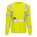 A yellow long-sleeved Tingley safety shirt with reflective stripes.
