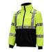 A yellow and black Tingley Bomber Type R Class 3 jacket with reflective stripes.