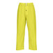 A pair of yellow Tingley Eagle rain pants with a zipper.