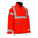 An orange Tingley Eclipse Type R Class 3 safety jacket with reflective stripes.