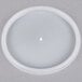 a white circle in the sky