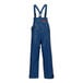 Tingley blue overalls with straps.