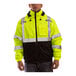 A man wearing a Tingley yellow and black safety jacket.