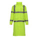 A yellow Tingley Icon industrial work coat with reflective stripes.