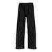 A pair of black Tingley Icon LTE industrial work pants with a side zipper.