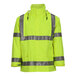 A yellow Tingley Vision Type R Class 3 jacket with grey reflective stripes.