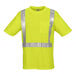 A yellow Tingley Job Sight safety shirt with reflective stripes.