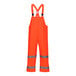 Tingley Eclipse Class E Hi-Vis Orange Overalls with reflective stripes and suspenders.