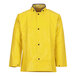 A yellow Tingley Magnaprene industrial work jacket with black buttons.