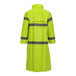 A Tingley Comfort-Brite yellow rain coat with reflective stripes.