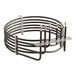 A circular metal coil with four wires attached to it.