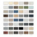 An ASI Accurate Partitions color palette showing Silver Gray plastic laminate.