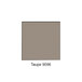 A taupe plastic laminate square.