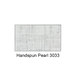An ASI Accurate Partitions handspun pearl plastic laminate urinal partition panel with black text.
