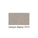 A rectangular brown paper with the words "Canyon Zephyr"