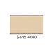 A rectangular sand plastic laminate urinal partition panel.