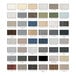 An ASI Accurate Partitions color palette for Washi Paperfold Plastic Laminate.