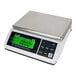 A CAS ED Series digital bench scale with a green display.